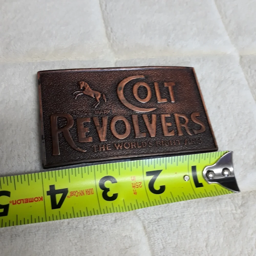 1970s Colt Revolvers Belt Buckle